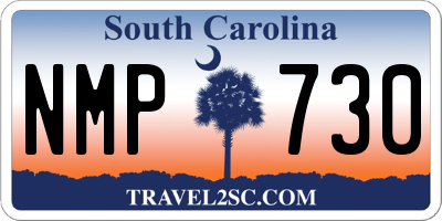 SC license plate NMP730