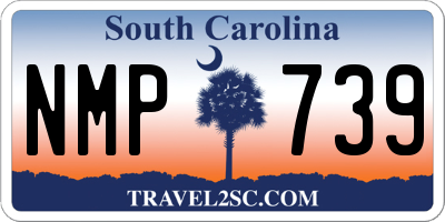 SC license plate NMP739