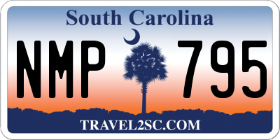 SC license plate NMP795