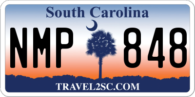 SC license plate NMP848