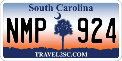 SC license plate NMP924