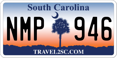 SC license plate NMP946