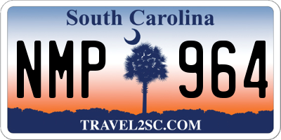 SC license plate NMP964