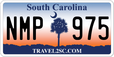SC license plate NMP975