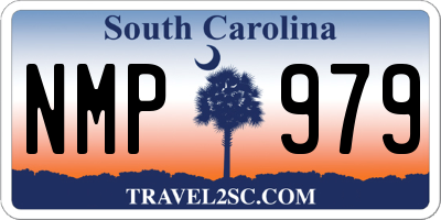 SC license plate NMP979
