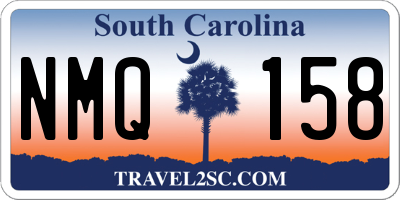 SC license plate NMQ158
