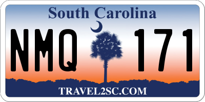 SC license plate NMQ171