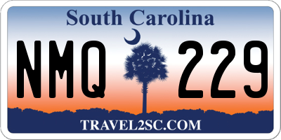 SC license plate NMQ229