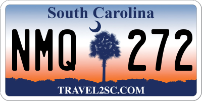 SC license plate NMQ272