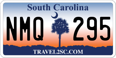 SC license plate NMQ295