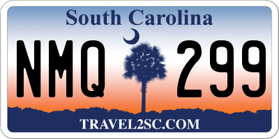 SC license plate NMQ299