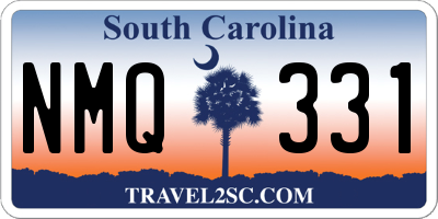 SC license plate NMQ331