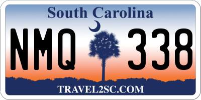 SC license plate NMQ338