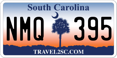 SC license plate NMQ395