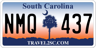 SC license plate NMQ437