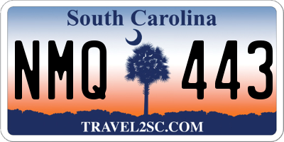 SC license plate NMQ443