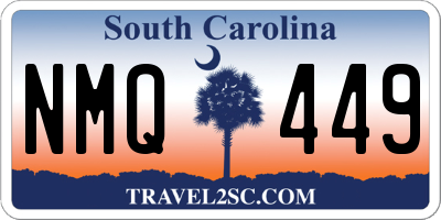 SC license plate NMQ449