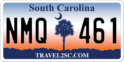 SC license plate NMQ461