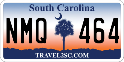 SC license plate NMQ464