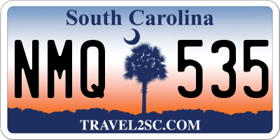SC license plate NMQ535