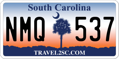 SC license plate NMQ537