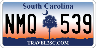 SC license plate NMQ539