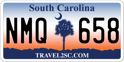 SC license plate NMQ658