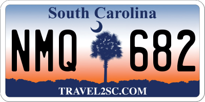 SC license plate NMQ682