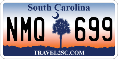 SC license plate NMQ699