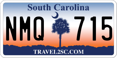 SC license plate NMQ715