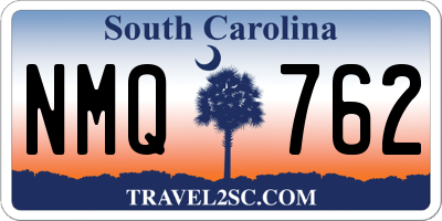 SC license plate NMQ762