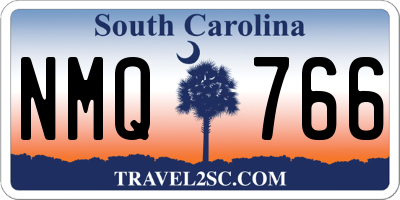 SC license plate NMQ766