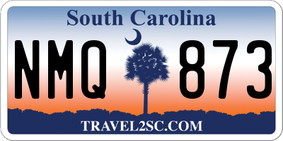 SC license plate NMQ873