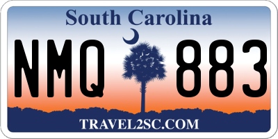 SC license plate NMQ883