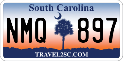 SC license plate NMQ897