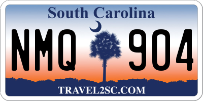 SC license plate NMQ904