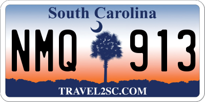 SC license plate NMQ913