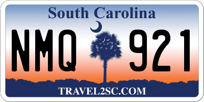SC license plate NMQ921