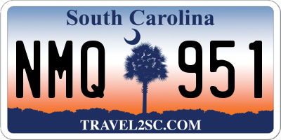 SC license plate NMQ951