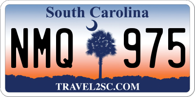 SC license plate NMQ975
