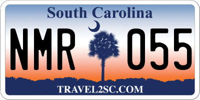 SC license plate NMR055