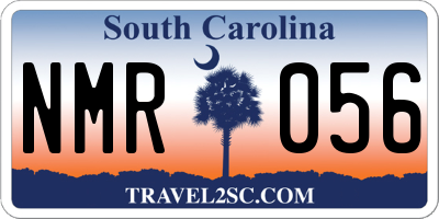 SC license plate NMR056
