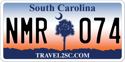 SC license plate NMR074