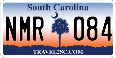 SC license plate NMR084