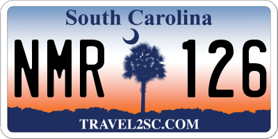 SC license plate NMR126