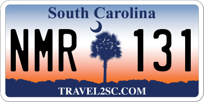 SC license plate NMR131