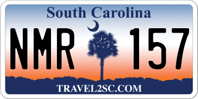 SC license plate NMR157