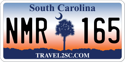 SC license plate NMR165
