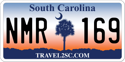 SC license plate NMR169
