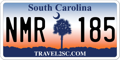 SC license plate NMR185